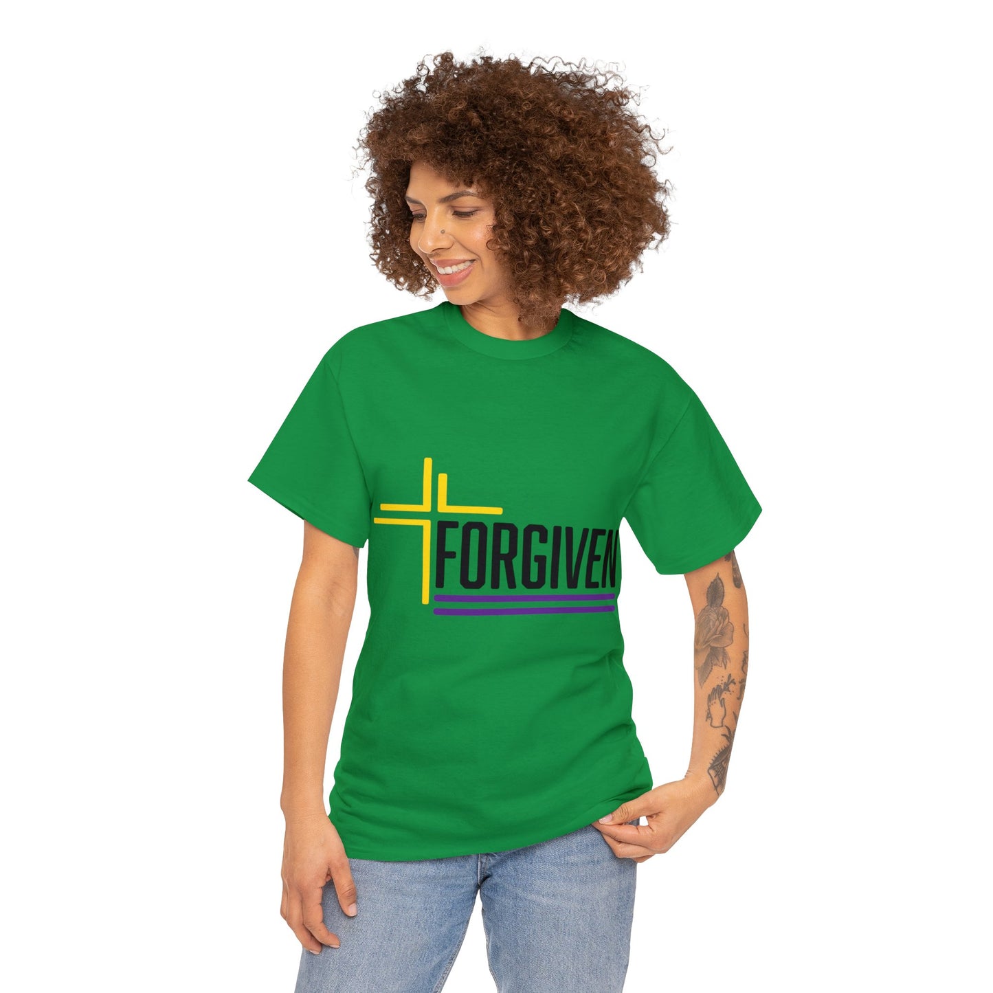 Unisex "Forgiven" Heavy Cotton Tee