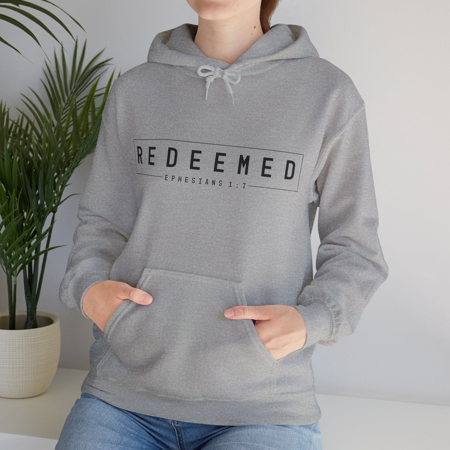 "Redeemed" Unisex Heavy Blend™ Hooded Sweatshirt