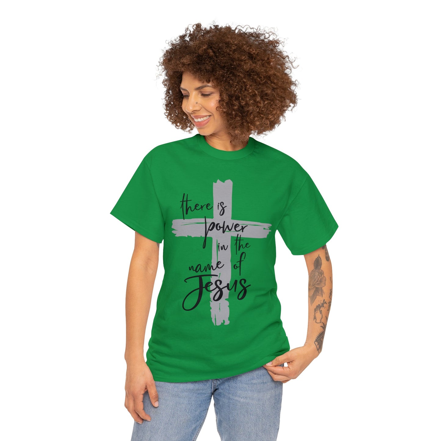 "Power in the Name of Jesus" Unisex Heavy Cotton Tee