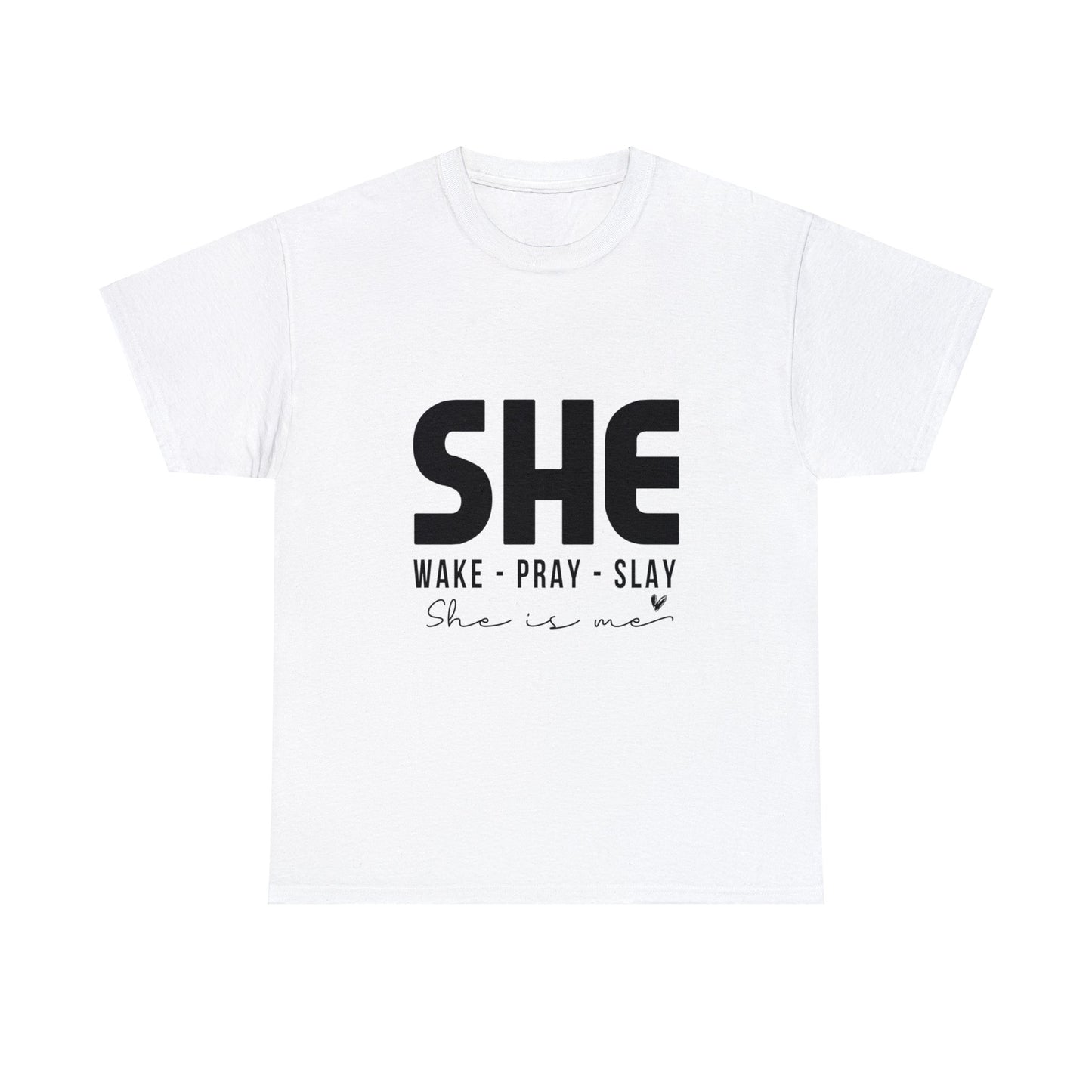 "She" Unisex Heavy Cotton Tee