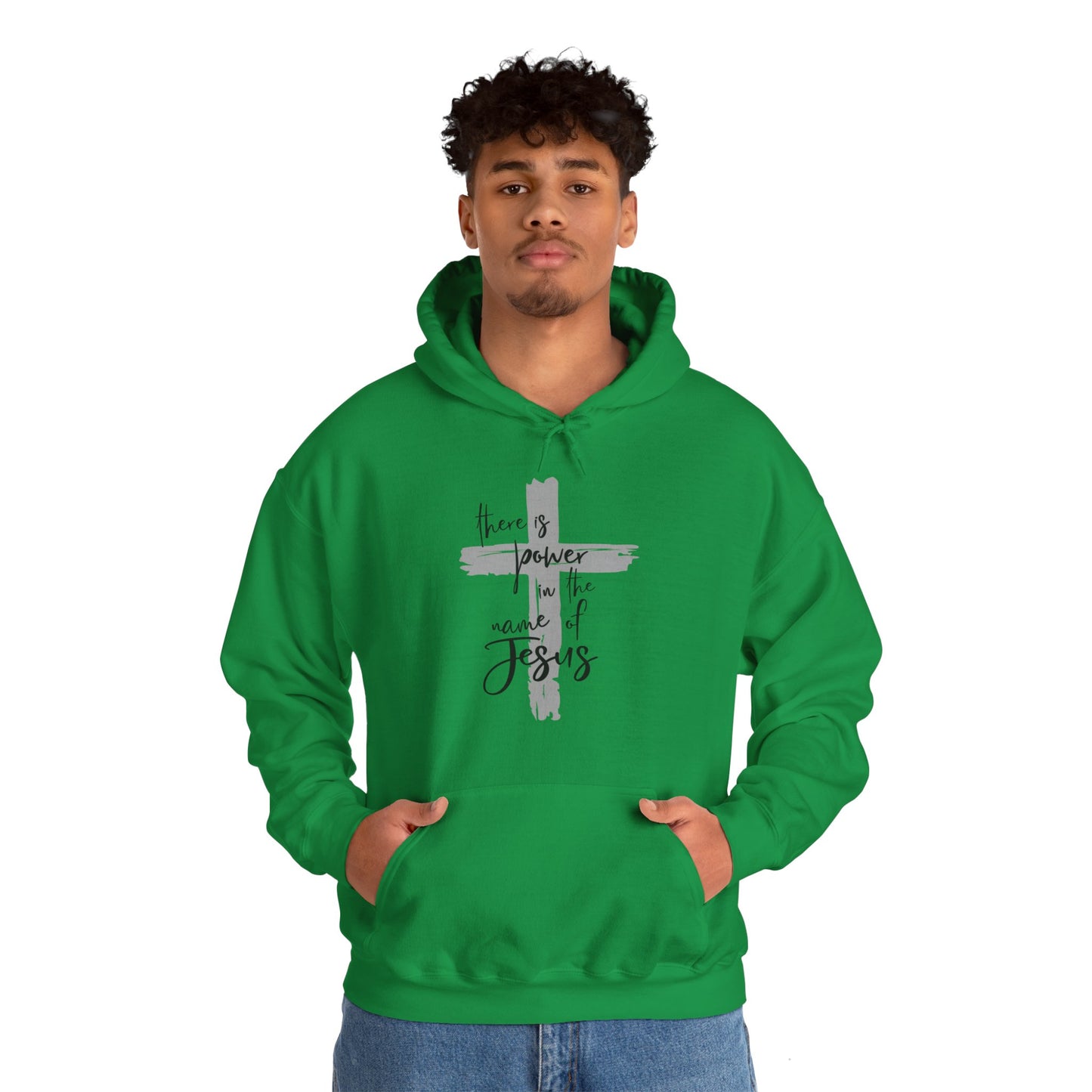 "Power in the Name of Jeses" Unisex Heavy Blend™ Hooded Sweatshirt