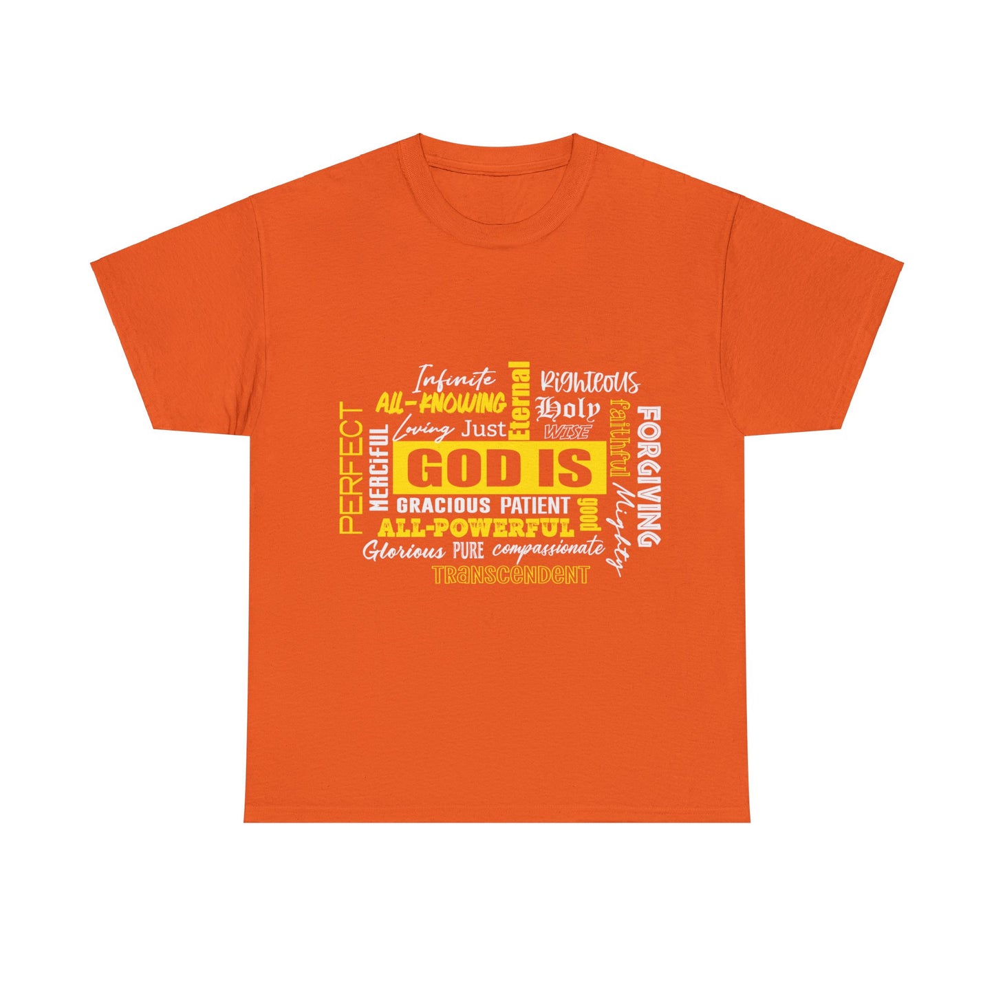 "God is" Unisex Heavy Cotton Tee