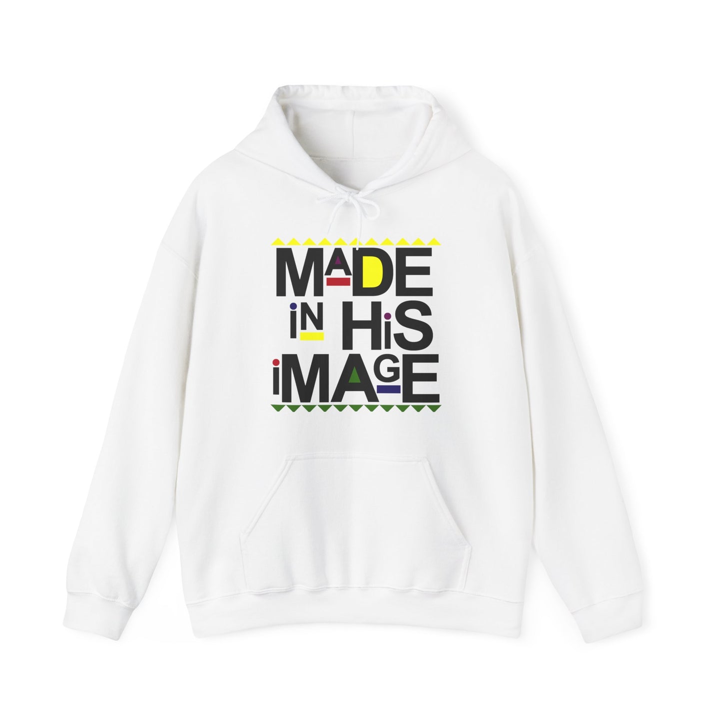 "Made in His Image" Unisex Heavy Blend™ Hooded Sweatshirt