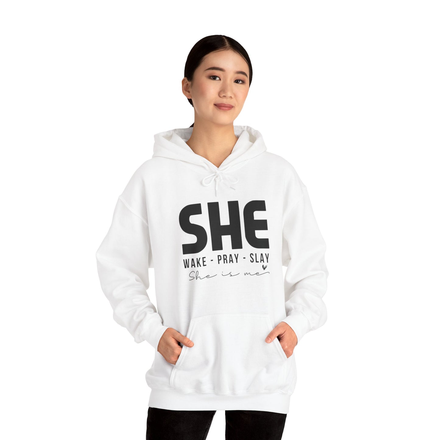 "She" Unisex Heavy Blend™ Hooded Sweatshirt