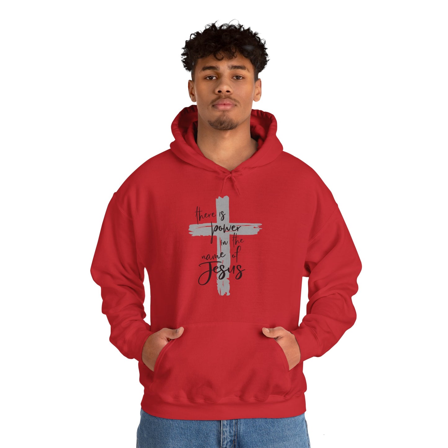 "Power in the Name of Jeses" Unisex Heavy Blend™ Hooded Sweatshirt