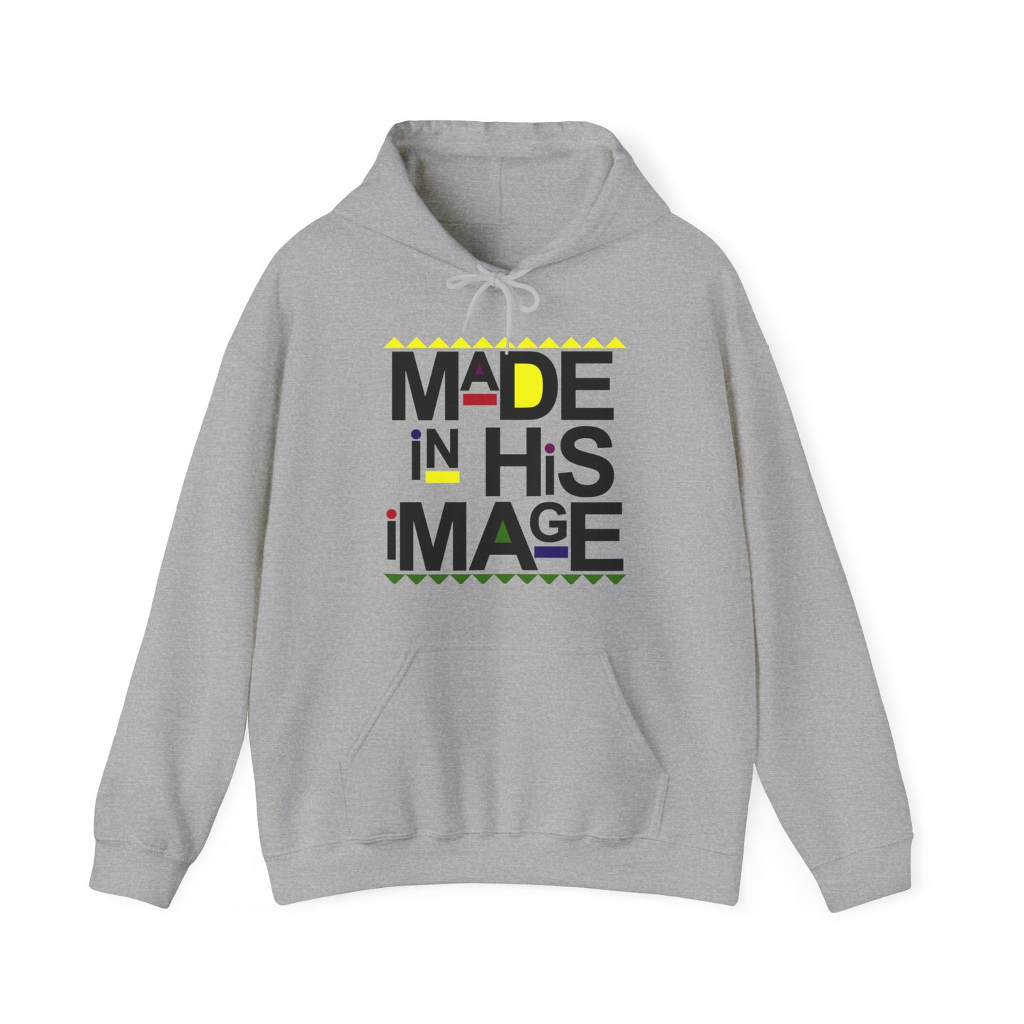 "Made in His Image" Unisex Heavy Blend™ Hooded Sweatshirt