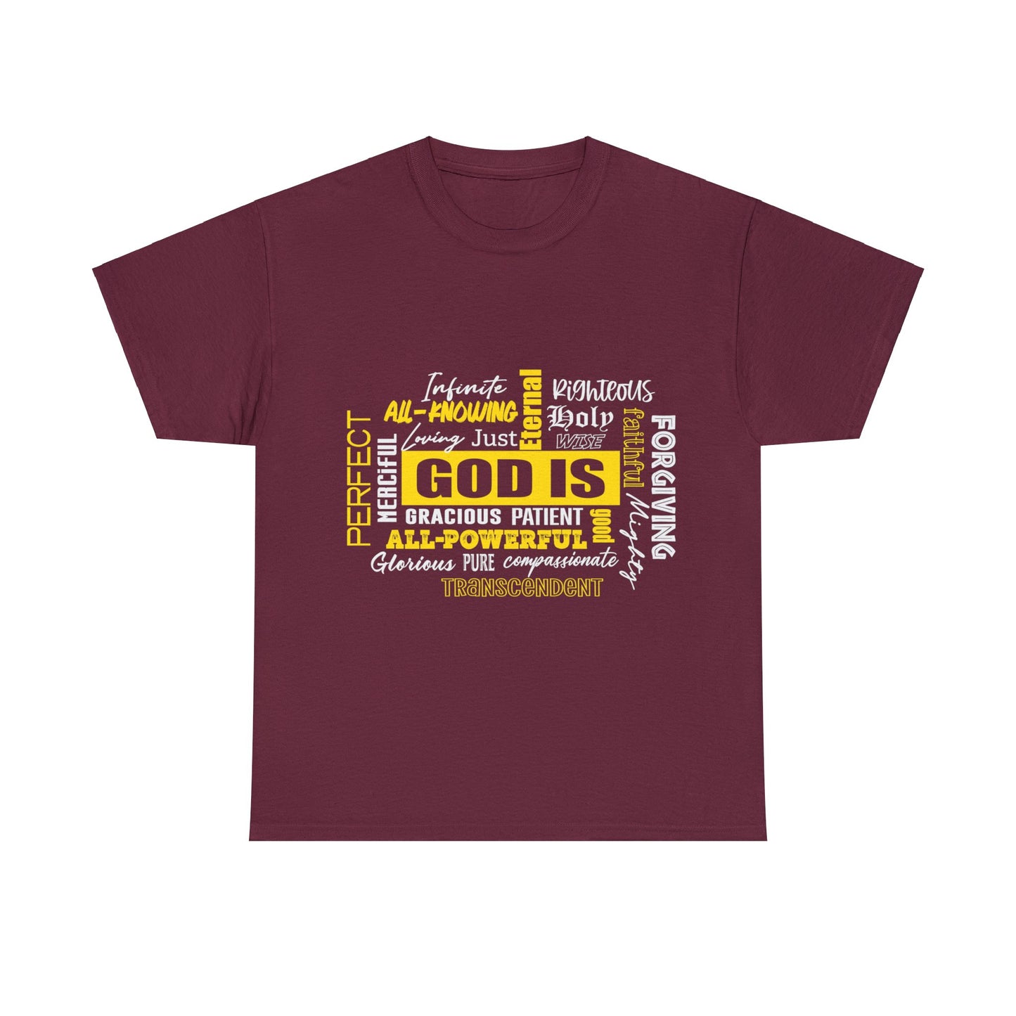 "God is" Unisex Heavy Cotton Tee