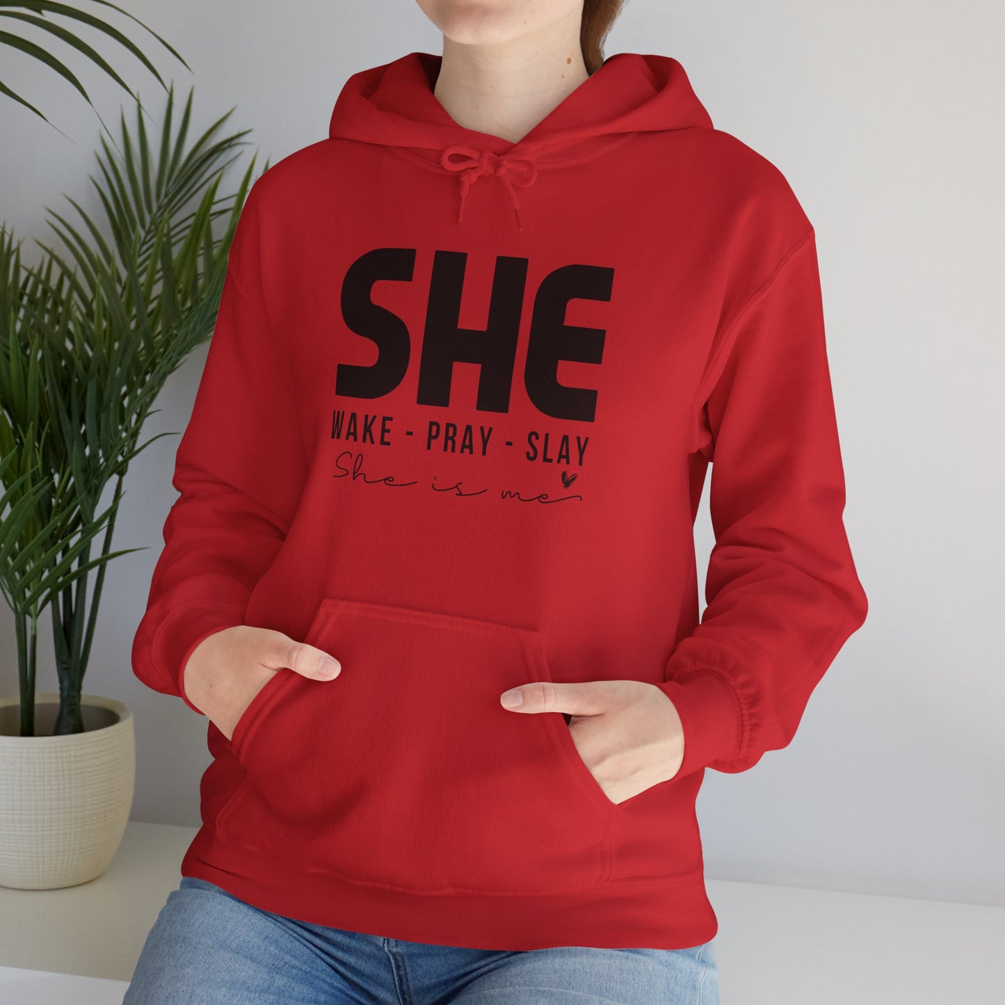 "She" Unisex Heavy Blend™ Hooded Sweatshirt