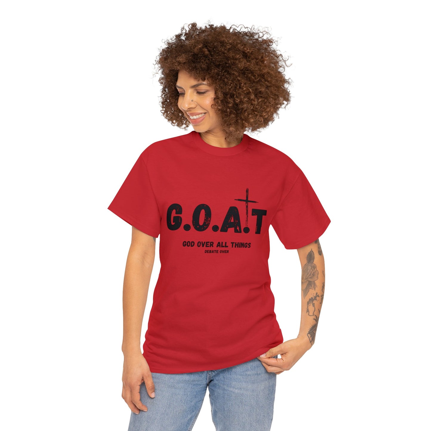 "GOAT" Unisex Heavy Cotton Tee