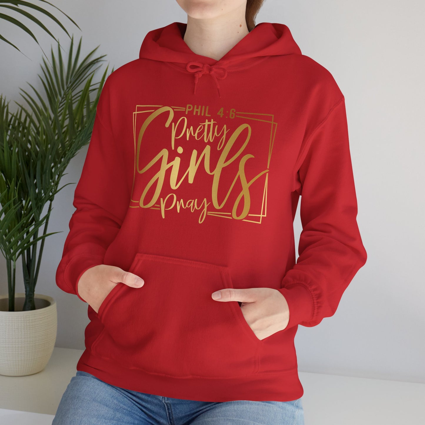 "Pretty Girls Pray" Unisex Heavy Blend™ Hooded Sweatshirt