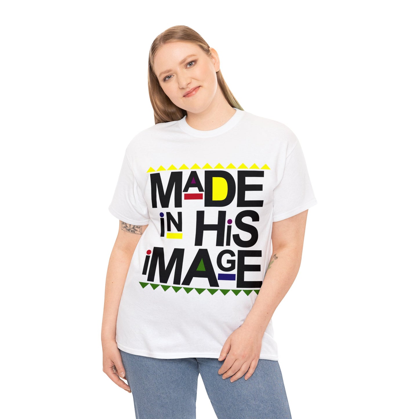 Unisex "In His Image" Cotton Tee