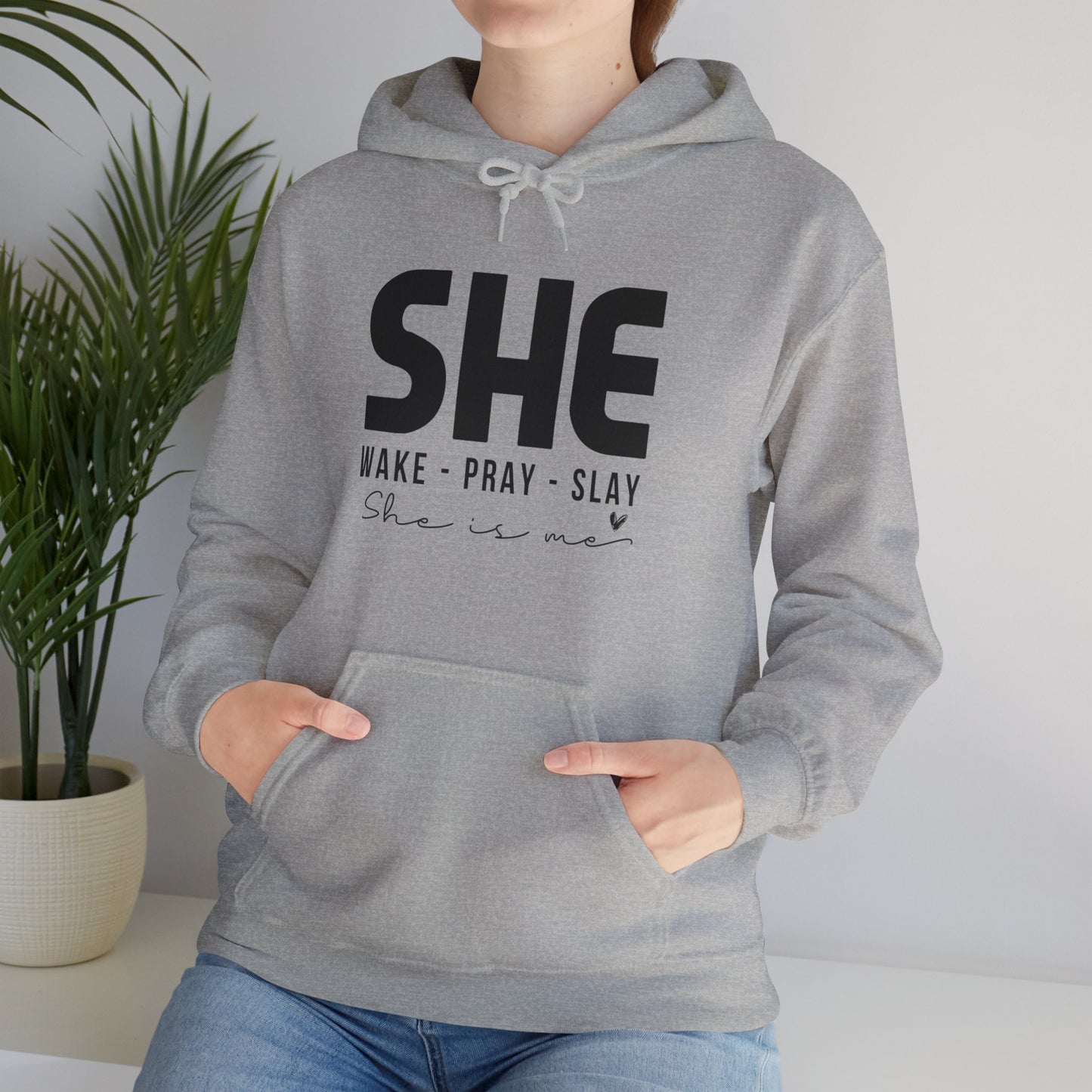 "She" Unisex Heavy Blend™ Hooded Sweatshirt