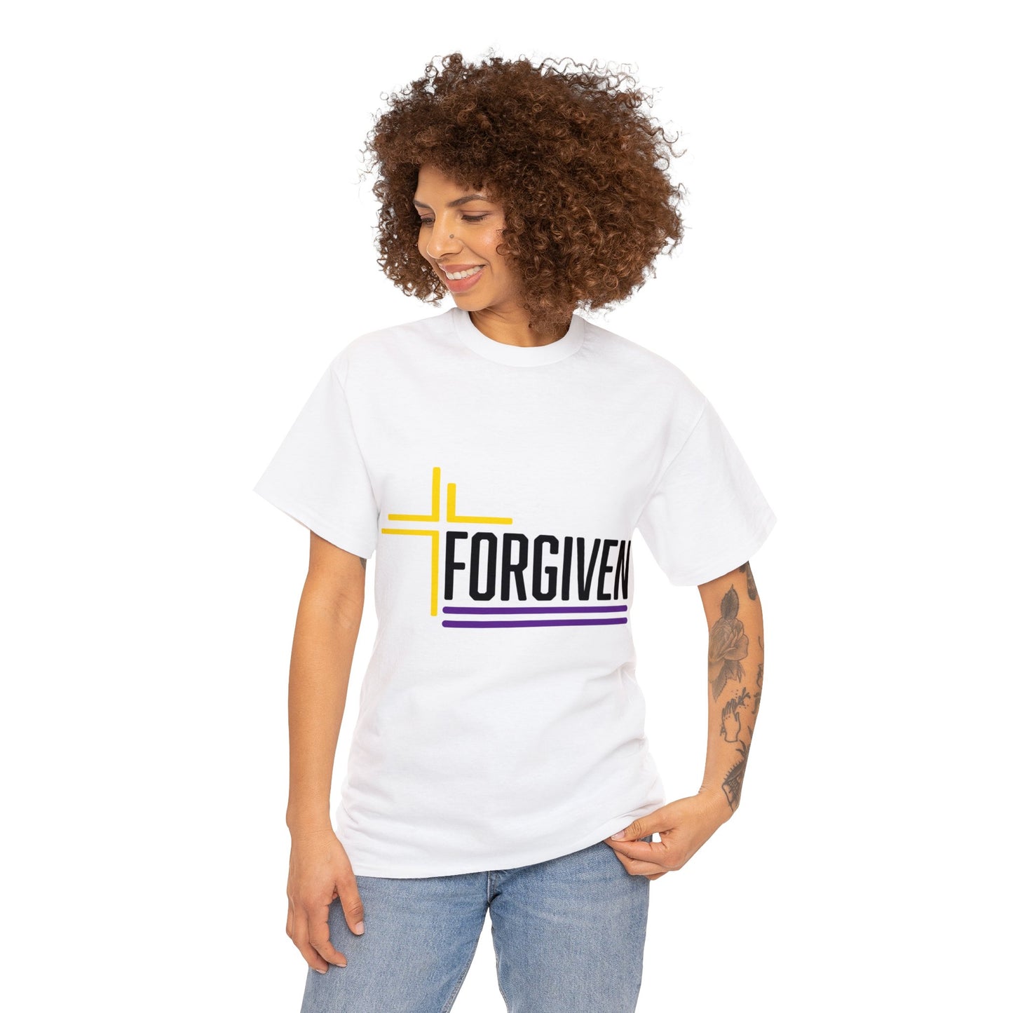 Unisex "Forgiven" Heavy Cotton Tee