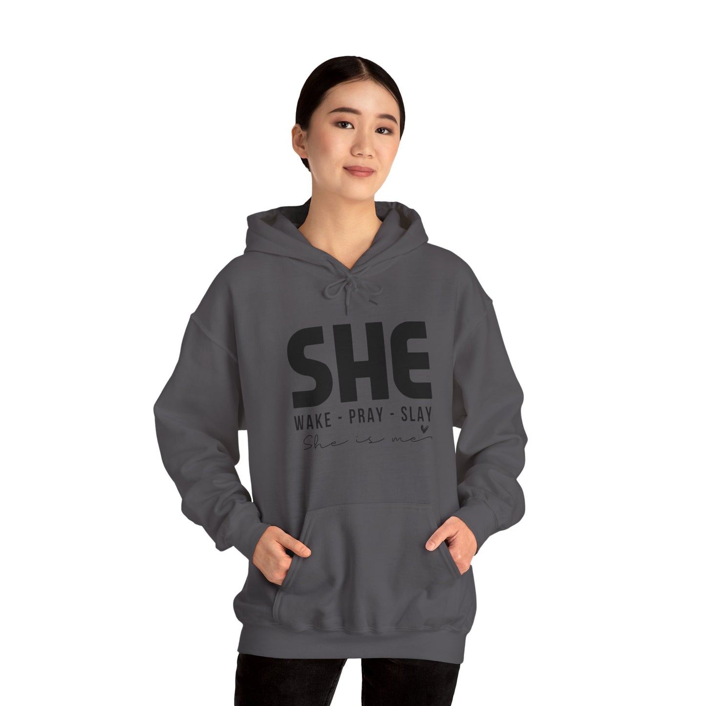 "She" Unisex Heavy Blend™ Hooded Sweatshirt