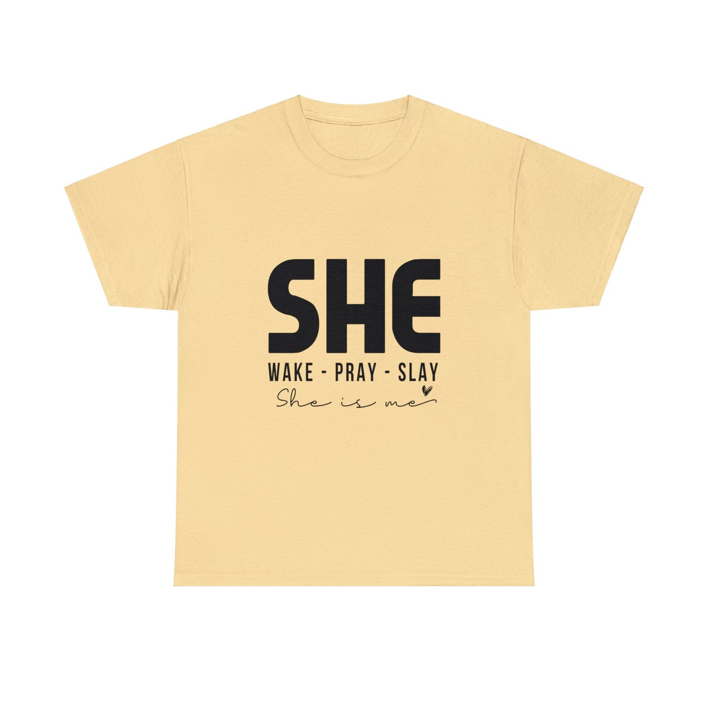 "She" Unisex Heavy Cotton Tee