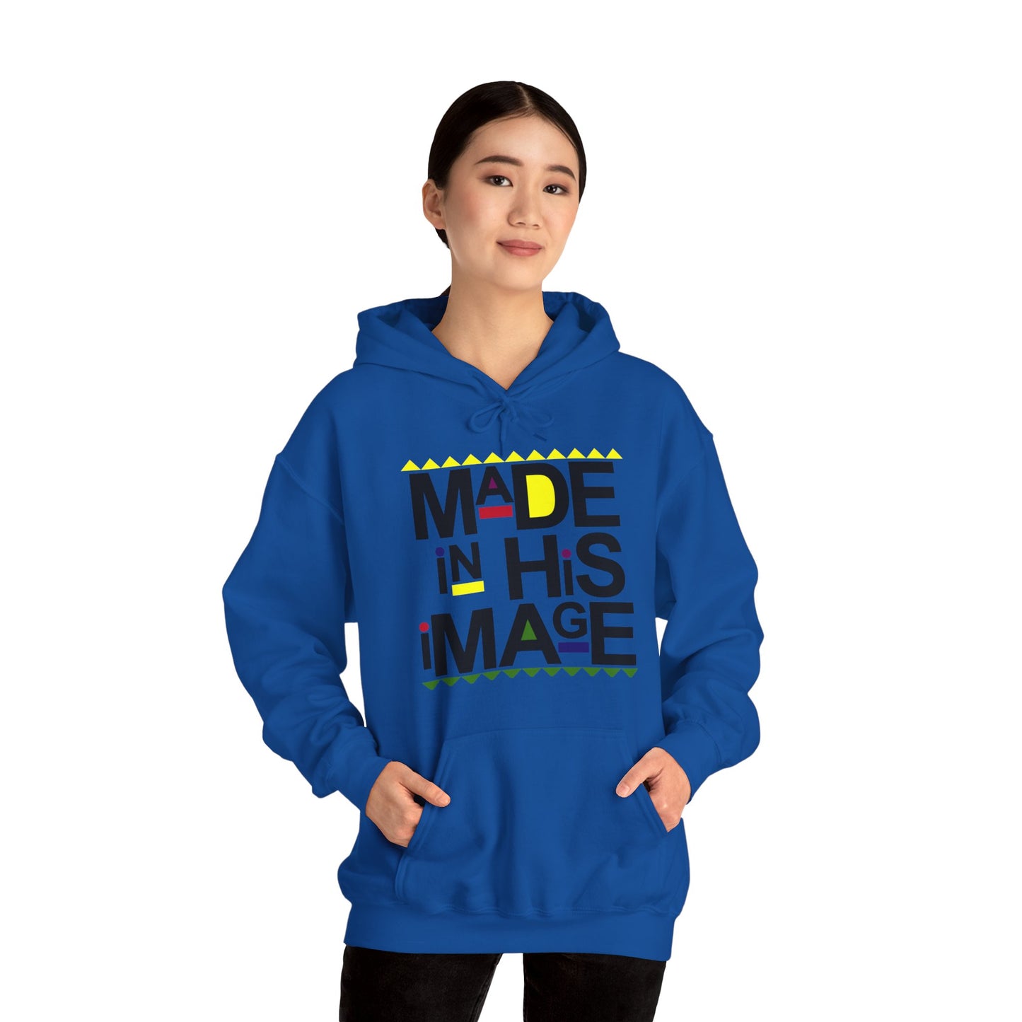 "Made in His Image" Unisex Heavy Blend™ Hooded Sweatshirt