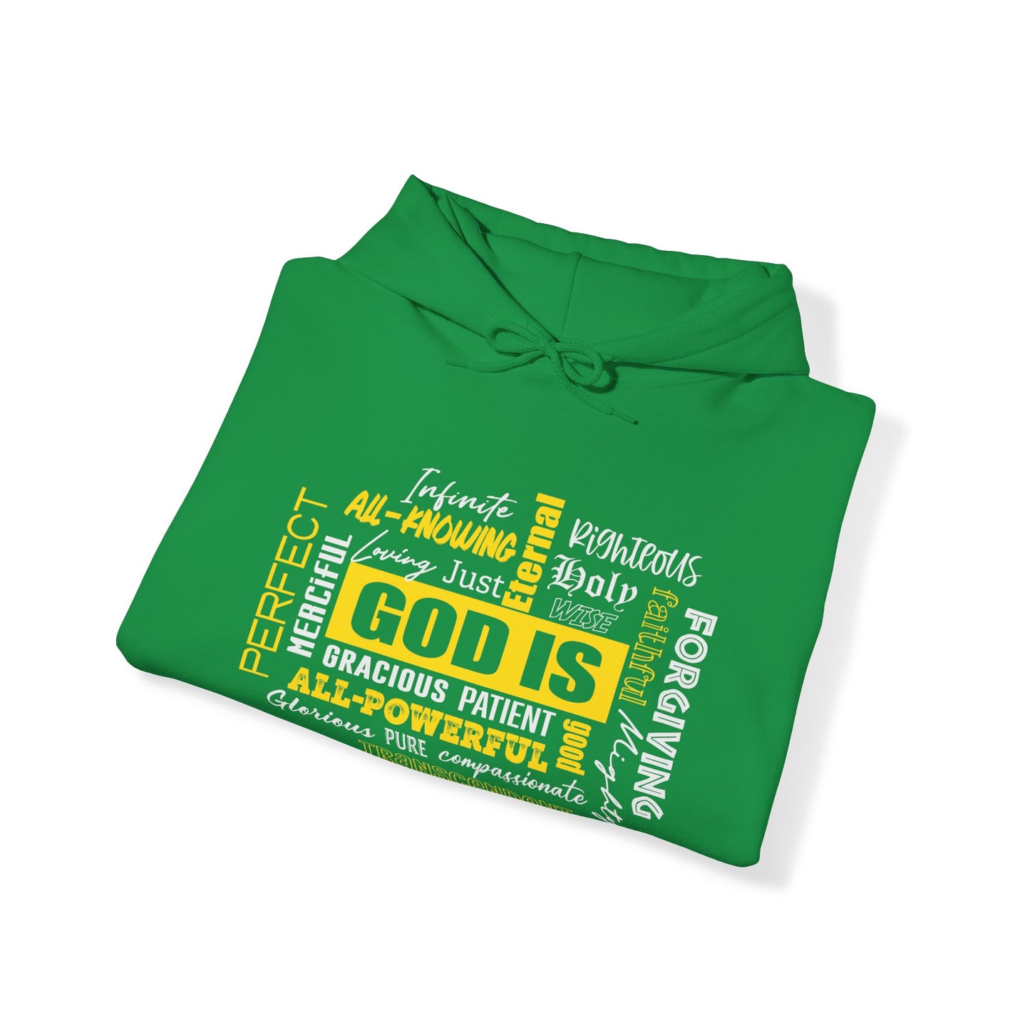 "God is" Unisex Heavy Blend™ Hooded Sweatshirt