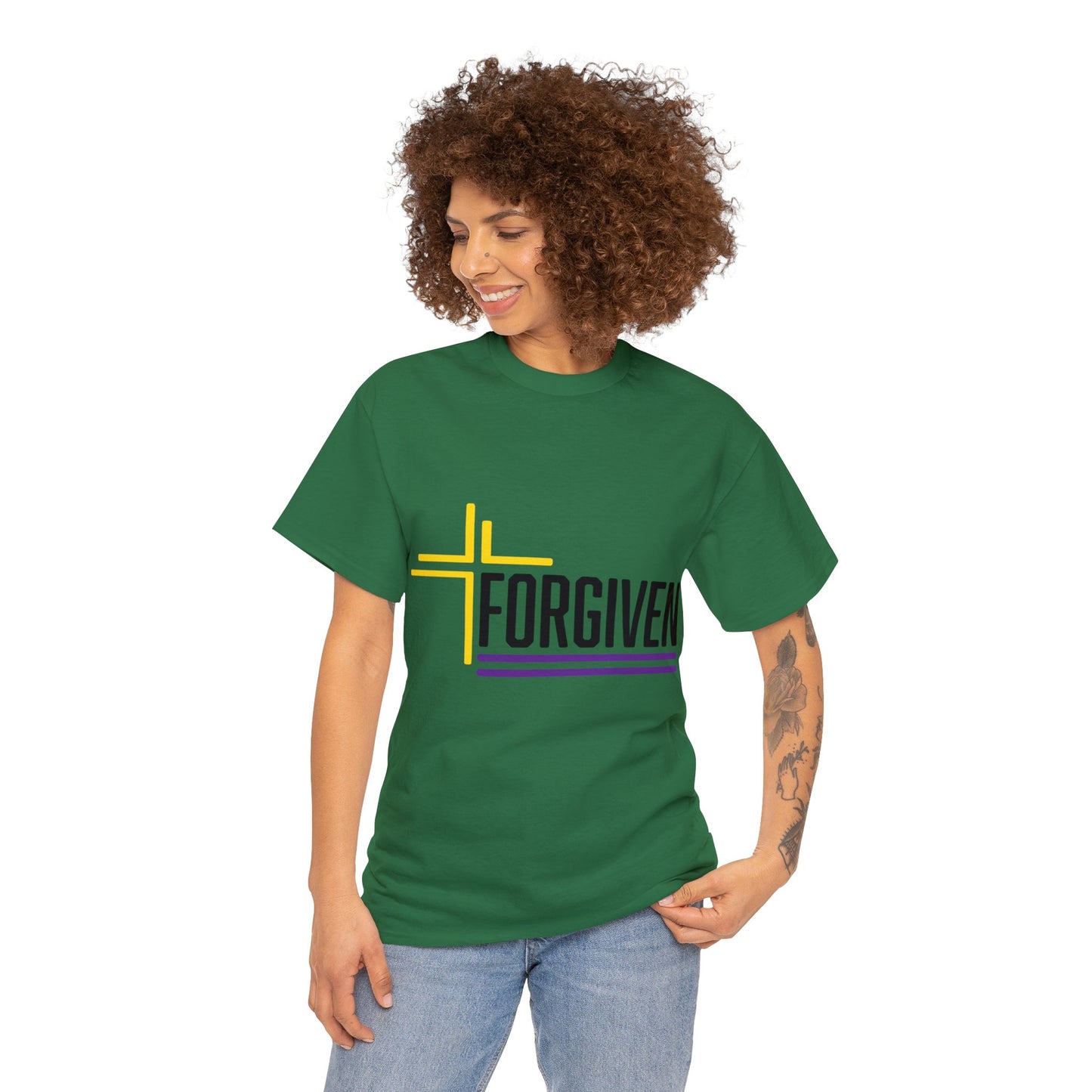 Unisex "Forgiven" Heavy Cotton Tee