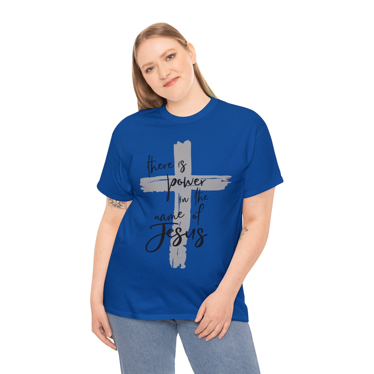 "Power in the Name of Jesus" Unisex Heavy Cotton Tee