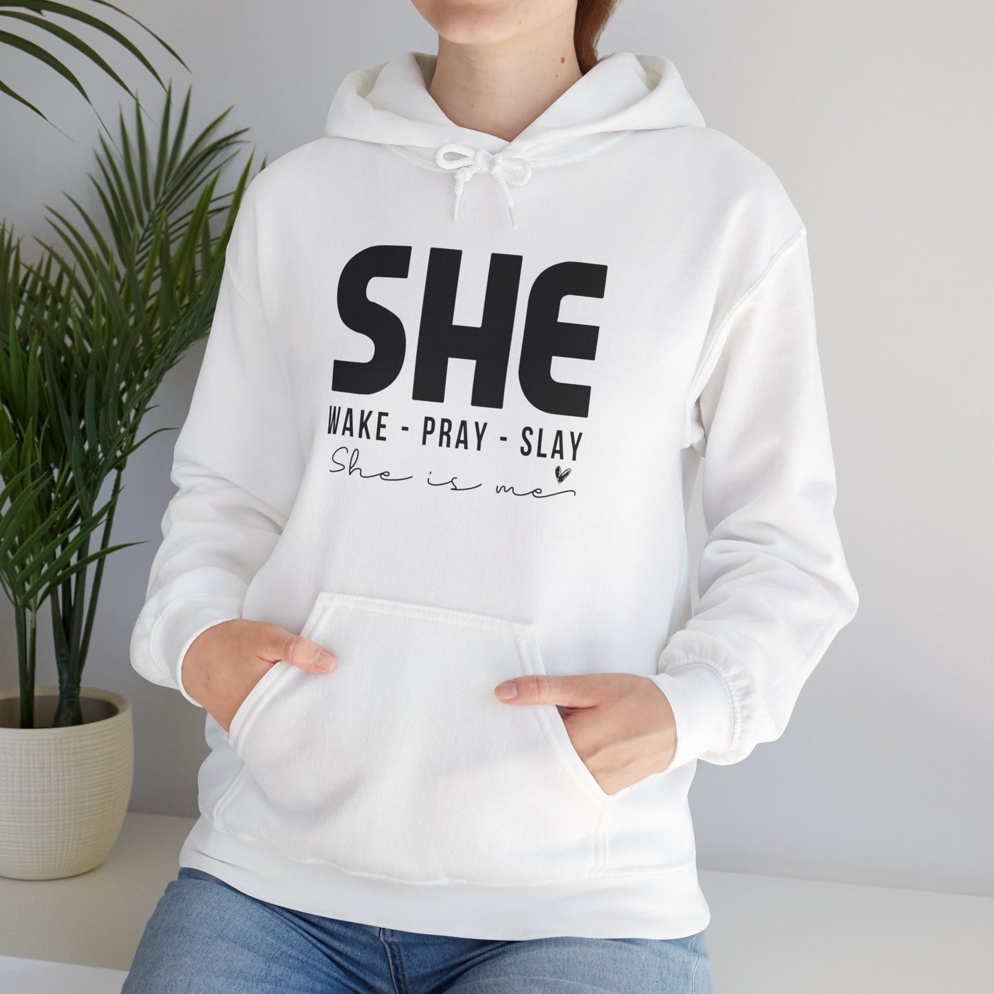 "She" Unisex Heavy Blend™ Hooded Sweatshirt