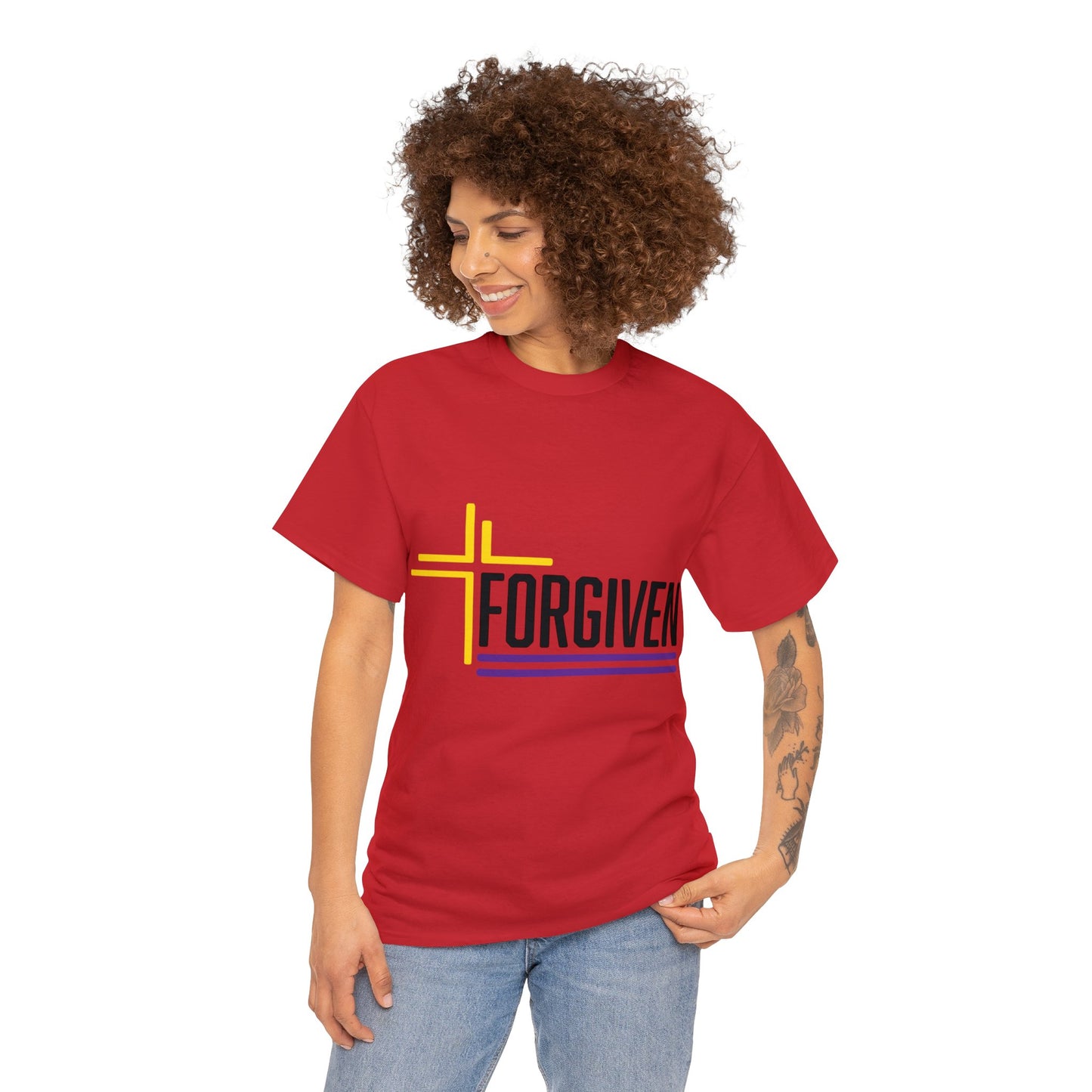 Unisex "Forgiven" Heavy Cotton Tee