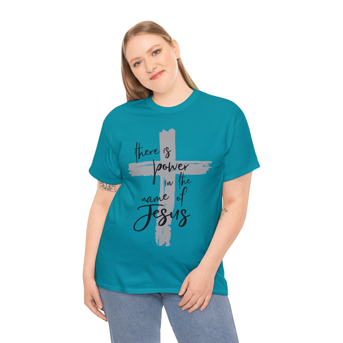 "Power in the Name of Jesus" Unisex Heavy Cotton Tee