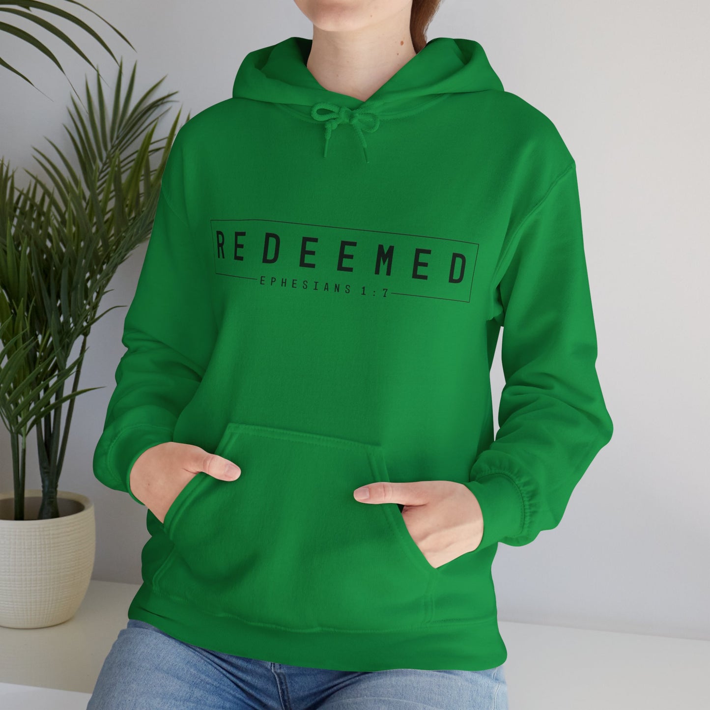 "Redeemed" Unisex Heavy Blend™ Hooded Sweatshirt