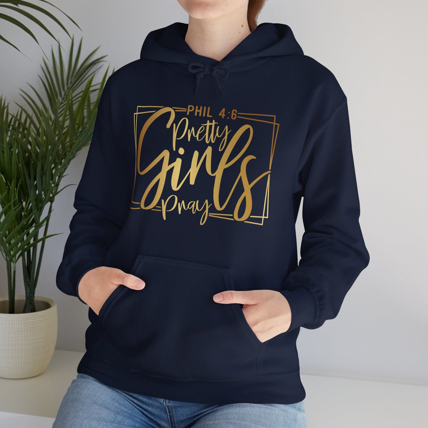 "Pretty Girls Pray" Unisex Heavy Blend™ Hooded Sweatshirt