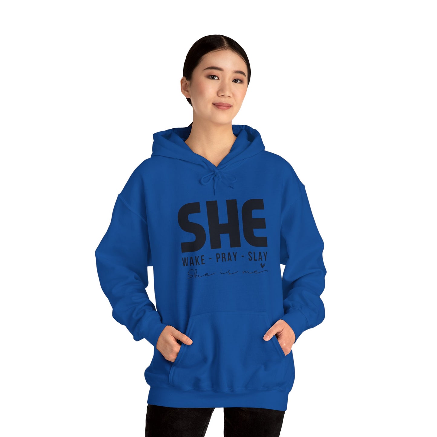 "She" Unisex Heavy Blend™ Hooded Sweatshirt