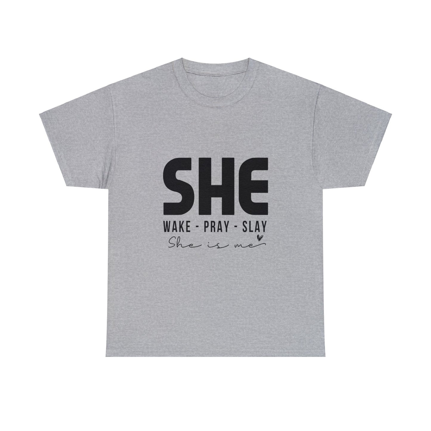 "She" Unisex Heavy Cotton Tee