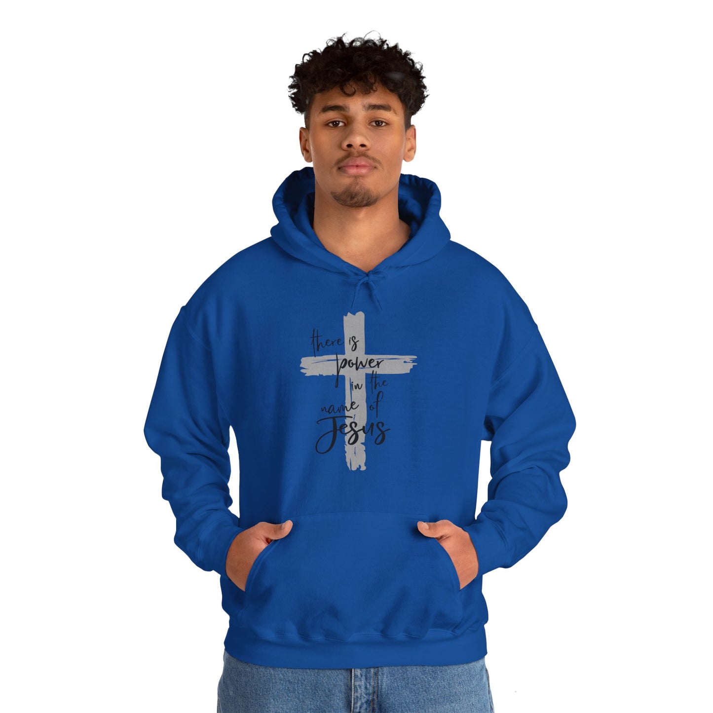 "Power in the Name of Jeses" Unisex Heavy Blend™ Hooded Sweatshirt