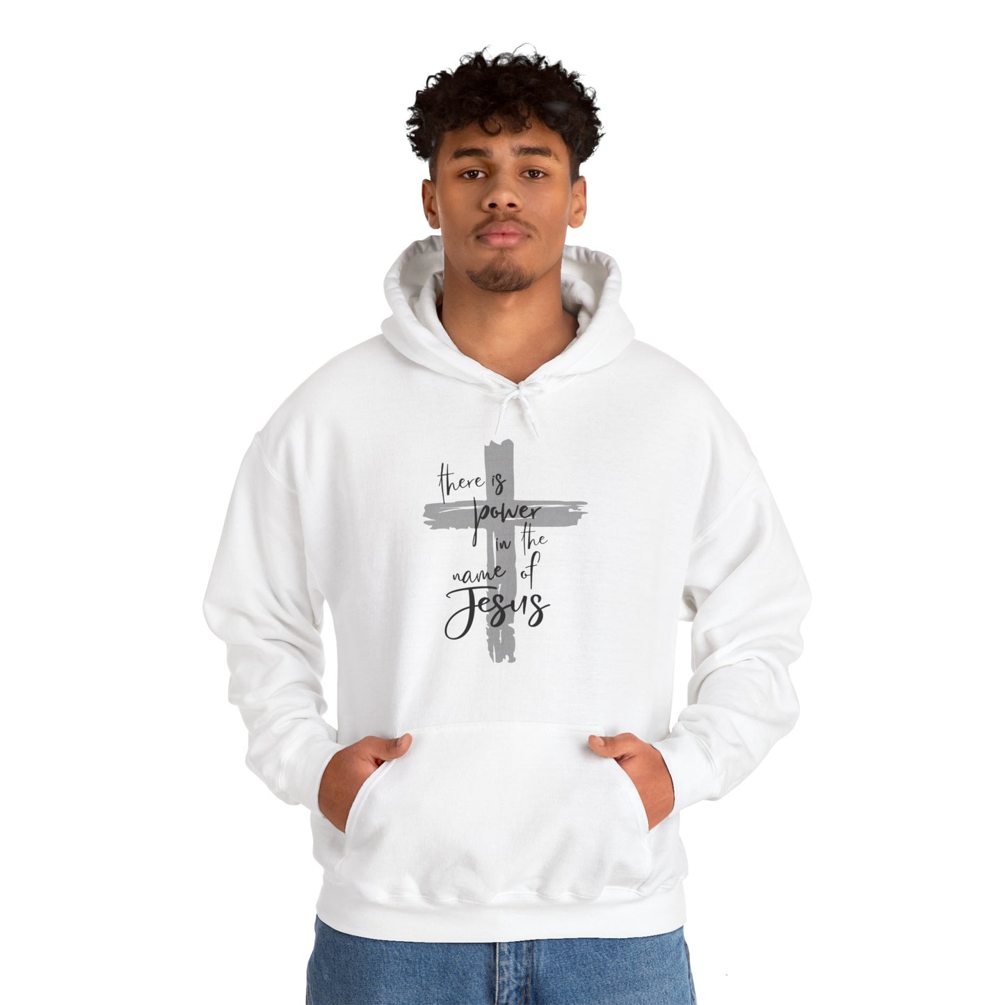 "Power in the Name of Jeses" Unisex Heavy Blend™ Hooded Sweatshirt