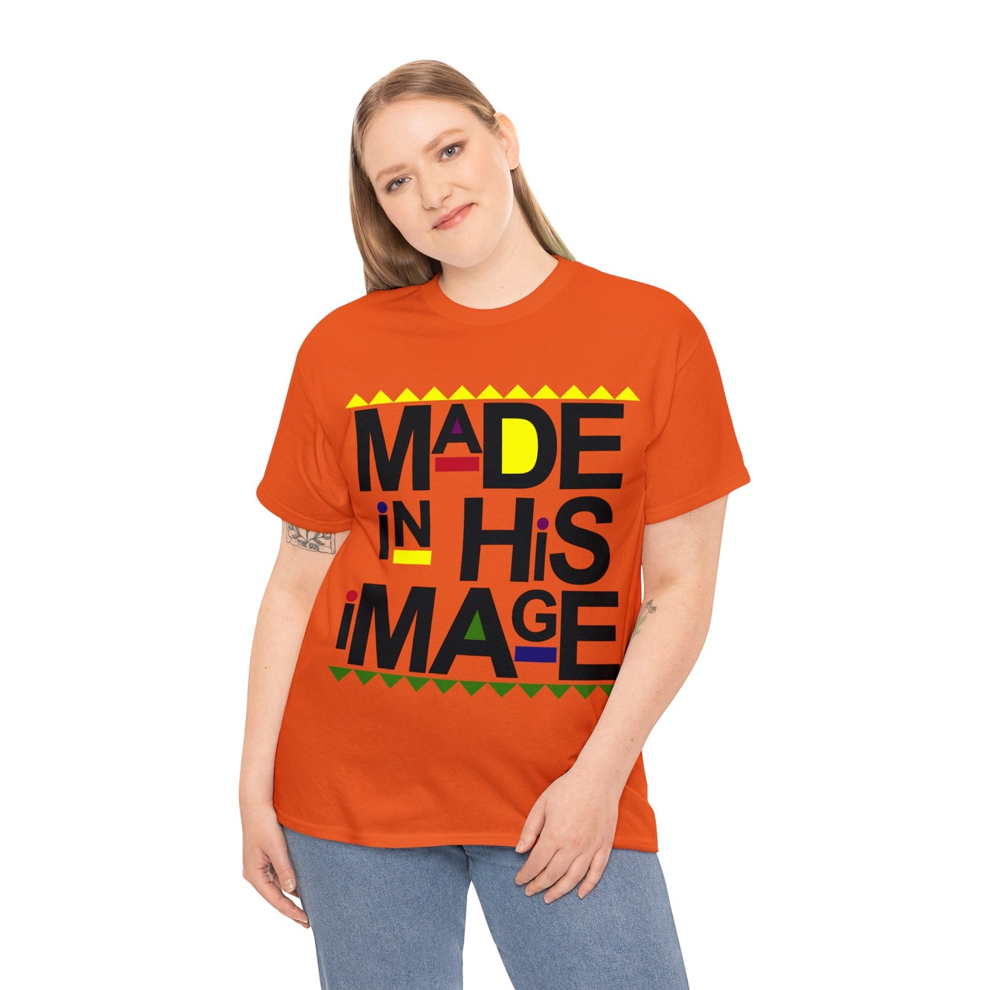 Unisex "In His Image" Cotton Tee