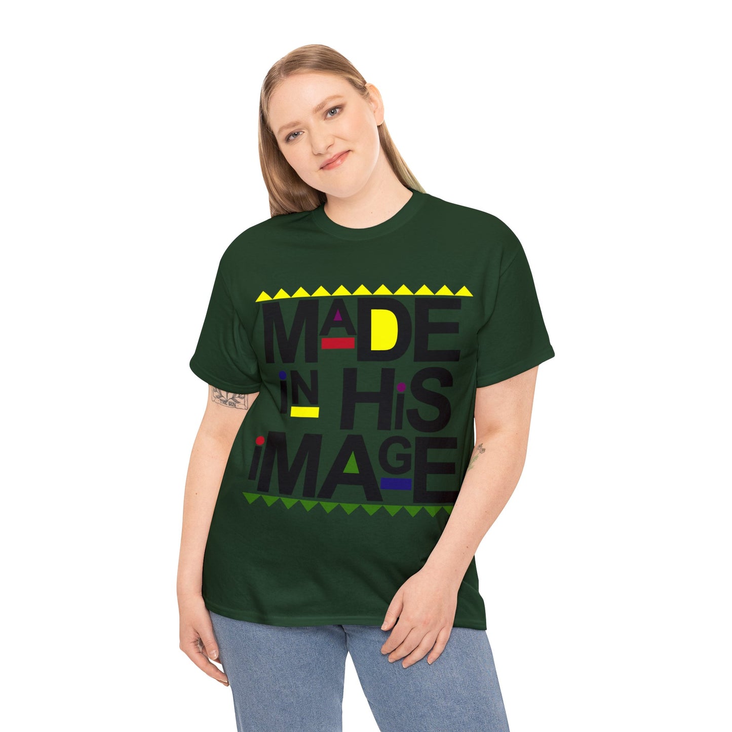 Unisex "In His Image" Cotton Tee